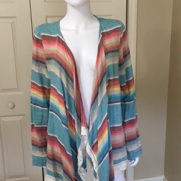 Tasha Polizzi Collection Open Front Wrap. Size L. P/A880/M - Picture 4 of 6